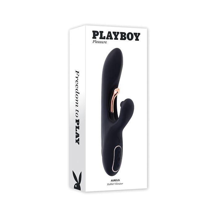 Playboy Pleasure Aureus Dual G-Spot Vibrator (Black)