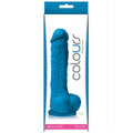 Colours Pleasures 5" Dildo w/Suction Cup - Blue