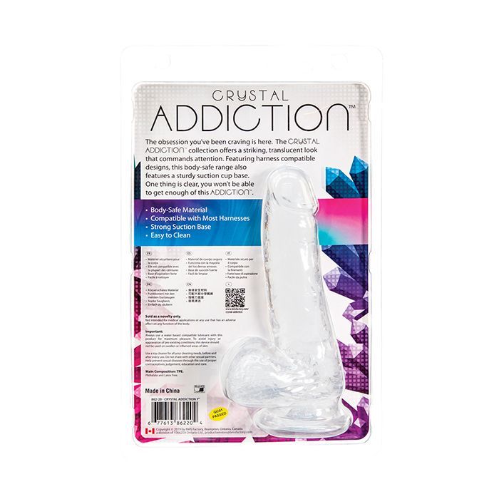 Crystal Addiction 7" Dong - Clear