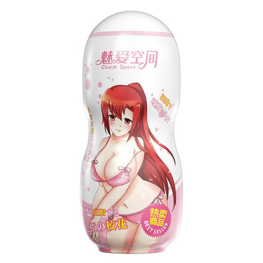 Anime Inspired Male Masturbator Cup - Shy School Girl (Oral)