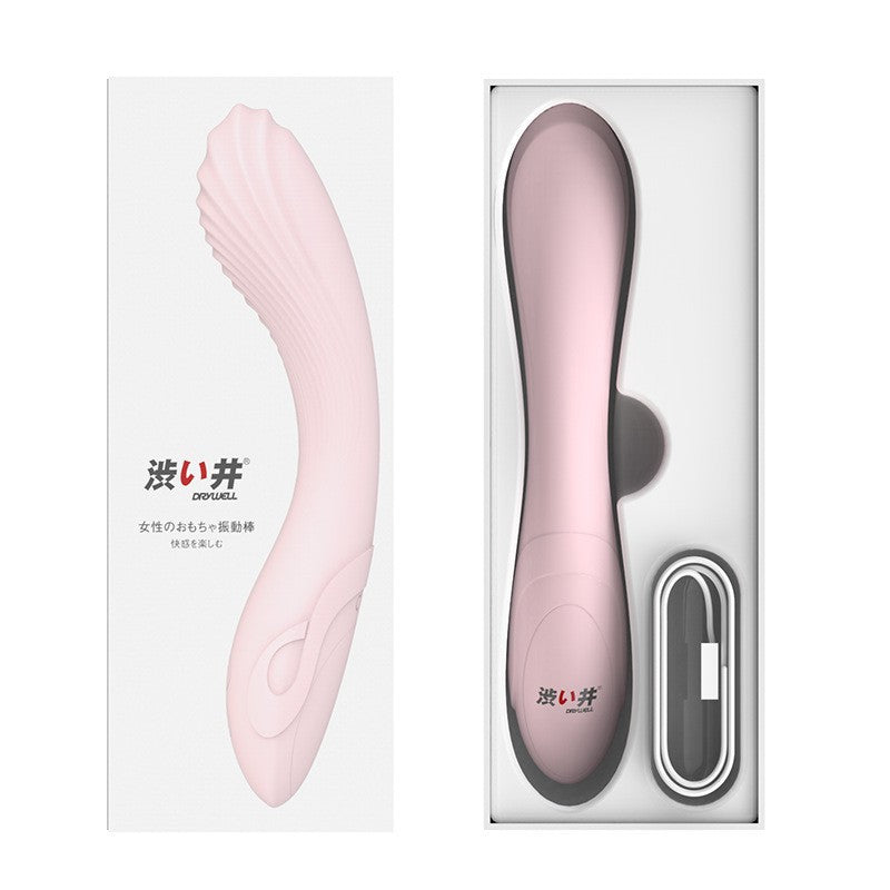 Dry Well G-Spot Vibrator – Flexible Silicone Massager - Pink