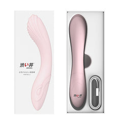 Dry Well G-Spot Vibrator – Flexible Silicone Massager - Pink