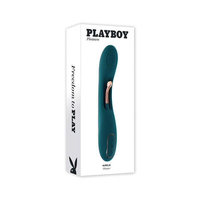 Playboy Pleasure Aurelie G-Spot Vibrator (Teal)